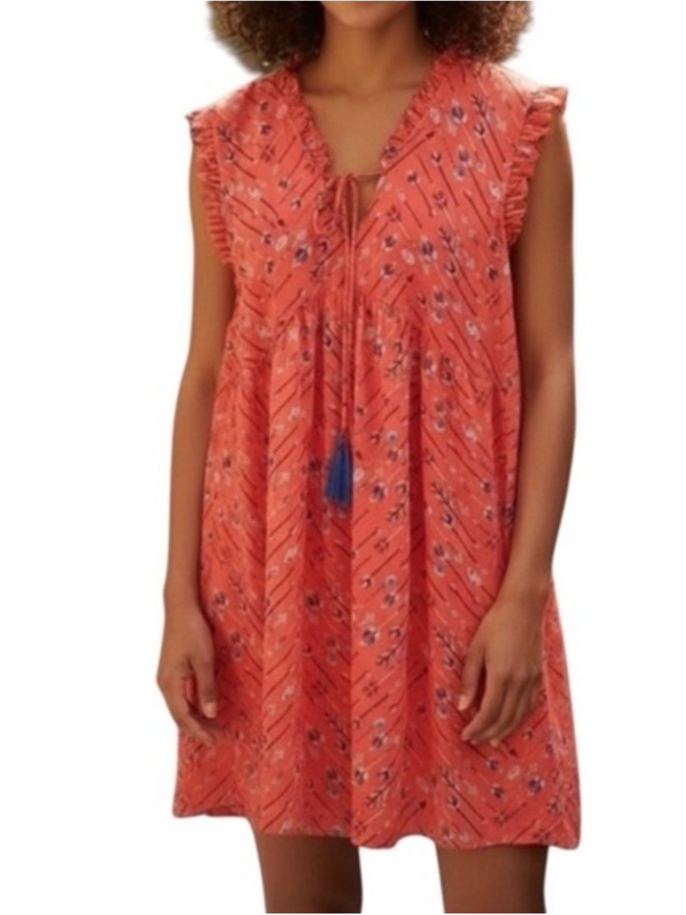 Uncle Frank Arrow Pattern Sleeveless Mini Dress Sz M